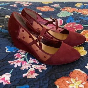 Torrid bootie platform retro polka dot shoes